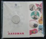 2026 50 Years of Aardman 50p Fifty Pence Coin BU Royal Mint Pack - in stock
