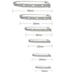 STEEL BROOCH BACK PINS 15mm 20mm 25mm 30mm 35mm 38mm & 40mm BAR PIN BADGE CL2