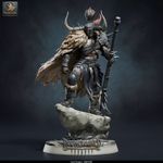 Doom Ravager Knights DND TTRPG Resin Miniature 32mm Base