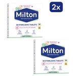 2x Milton Sterilising Tablets Baby Bottle Steriliser Kills 99.9% Germs