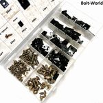 170 PCS SCREWS AND U TYPE CUSHION SPEED CLIPS ASSORTMENT FASTENRS TRIM PANEL SET
