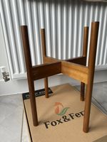 Acacia Wood Plant Stand 26cm / 10inch Mid Century Modern 