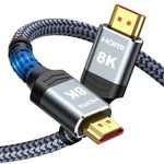 HDMI Cable 8K 2.1 Ultra High Speed 48Gbps UHD Gold PS4 PS5 XBOX Sky Virgin HDTV