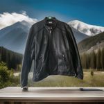Power Trip Leather Jacket - XL Black