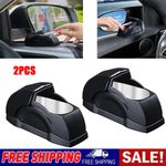 2xCar Ashtray Car Door Ashtray Windproof And Fly Ash-Proof Inner Metal Container