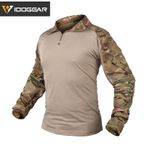 IDOGEAR G3 Combat Shirt with Elbow Pads Military Airsoft Tactical BDU Multi-camo