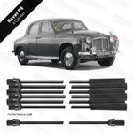 Powerspark Rover P4 7mm Black Silicone HT Leads Acorn fitment