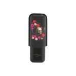 S.T. Dupont Leather Memento Mori Adjustable Cigar Case, 2 Cigars 183494 NIB
