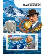 Togo Stamps 2022 MNH Explorer Roald Amundsen Antarctica Polar Bear S/S