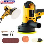 Rotary Car Polisher Buffer Small Electric Polishing Machine 5" Detailing Pad Kit