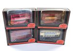 EFE Gilbow 1/76 DOUBLE DECKER BUSES X 4 - MIB - 18101 /19801 /18001 / 16403