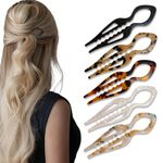 1-5X Lialys Hair Pin For Elegant Hair Prestige Hair Pins French UShaped Hair Pin