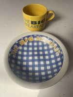 RARE VINTAGE Mug & Bowl The Big Breakfast Channel4 Collectors Ltd Ed 1990’s VGC