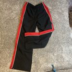 Finden and Hales black, red and white track pants age 13-14 kids