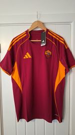 AS Roma 2025/26 Home Football Shirt Adidas BNWT size 2XL XXL
