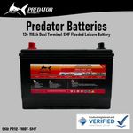 12V 110ah Sealed Lead Acid Leisure Battery Suitable for Caravan & Campervan
