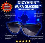 OFFICIAL DICYANIN AURA GLASSES ghost orgone reiki crystal psychic emf qi hunting