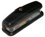 12v Black Universal Rear Number Plate Light Lamp Trailer Classic Car Mini Type