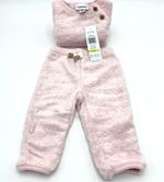 Calvin Klein Baby Girl Pink Plush Faux Fur 2 Piece Set Size 12M New With Tag