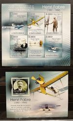 Henri Fabre / Aviation / Planes - stamps - Timbres - Francobolli - MNH** VAK