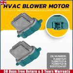 2x Heater Motor Blower Resistor For 2007-15 Audi Q7 2004-2009 Volkswagen Touareg