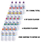 Radnor Splash Flavoured Water – 24 x 500ml | Mixed Bundle |  4 of Each Flavour