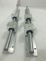 2 pcs SBR12 Linear Rail & 4 pcs SBR12UU Block Carriage Length 150mm to 2500mm