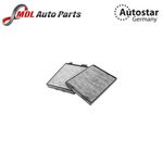 AutoStar Germany Cabin Filter Set for BMW E39 64118391200/64312207985