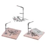 Sculpture Model Display Stand Flexible Metal Base for Miniature Resin Figures