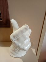 Vintage 1982 Pop Art Ceramic Hand Glove Vase Mint Condition