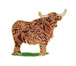 Highland Cow Pin Badge