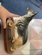 Beswick England German Shepherd Ornament Figurine. Antique Style