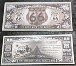 Route 66 Bank Note Americana Free Way High One Million Dollars Old Vintage 1926