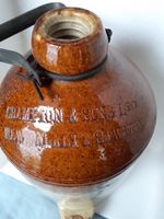 CRAMPTONS NEWMARKET & SAWSTON stone jar 