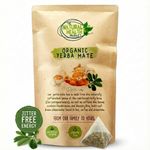 Organic Yerba Mate Tea Bags | Green Tea | Caffeine Buzz Without Jitters