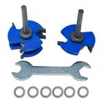 Tongue And Groove Router Bit 2x Set 1/4" Shank For Bosch,Makita & Dewalt