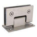 B- Glass Shower Door Hinges 90 Degree Heavy Duty Stainless Steel Cabinet Wall To
