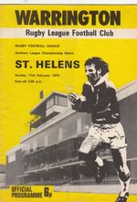 Warrington v St Helens 1972/3 (11 Feb)
