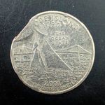 2001-P Rhode Island State Quarter Rare ERROR Coin