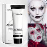 White Halloween Makeup Foundation Witch Clown Face Paint Cosplay Makeup