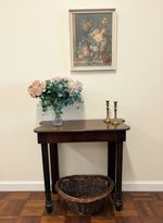 19th Century Mahogany Hall / Side Table Country House piece with Carved feet