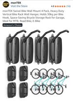 monTEK Swivel Bike Wall Hanger Bike Wall Mount Heavy Duty