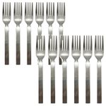 12 Stainless Steel Cutlery Dining Table Forks Pastry Dinner Forks Heavy Duty UK