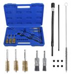14pc Car Diesel Engine Injector Shaft Seat Cleaner Cleaning Wire Nylon Brush Set