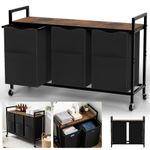 2/3 Bags Pull-Out Removable Sorter Laundry Hamper Clothes Basket Organizer Bags