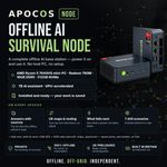 Offline AI Mini PC - UK Maps, Prepper Survival System, Off-Grid - ApocOS Node