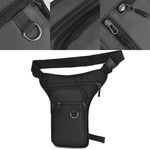 Motorcycle Riding Waist Leg Pack Hip Bum Bag Black Color Direct Installation