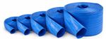 Pump Discharge Hose LayFlat PVC Hose Blue 1″–4″ 50m/100m 2 Bar WP 6 Bar BP