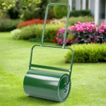 30 LITRE GARDEN LAWN ROLLER HEAVY DUTY BARREL GRASS SEED SAND WATER FILL OUTDOOR