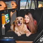 Dog Car Seat Cover Extender- Premium Waterproof Rear Back Hammock Loya Crafts